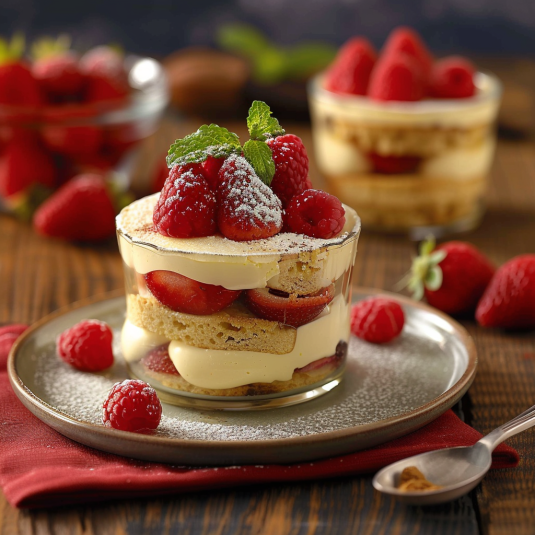 Un bicchiere di frullato con frullato e frullato.