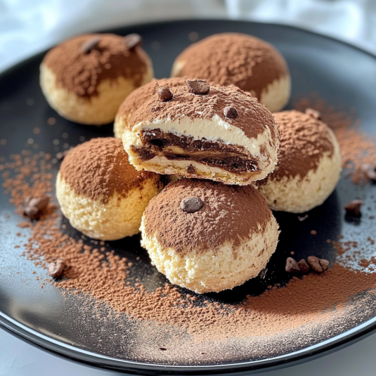 Piatti dolci con cacao e cioccolato.