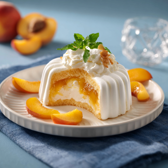Un dolce con frutta e crema.