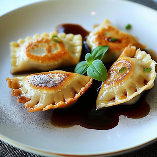 Piatti di verdura con salsa.