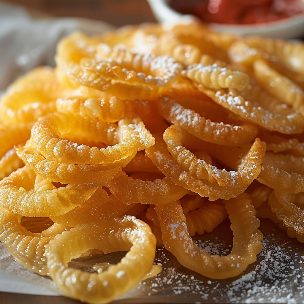 Puff pastry con zucchero.