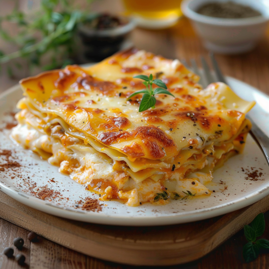 Una tortilla con verdura e formaggio.
