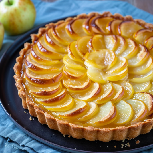 Torta con frutta.