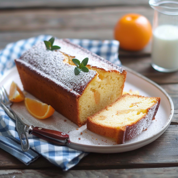Una tavolata con un dolce a base di frutta e una ciotola di yogurt.