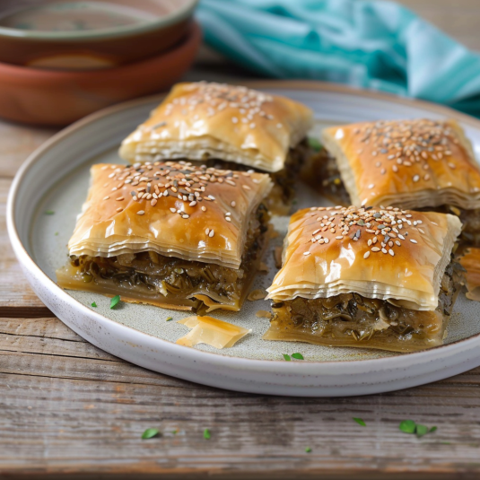 Piatti di verdura con semi.