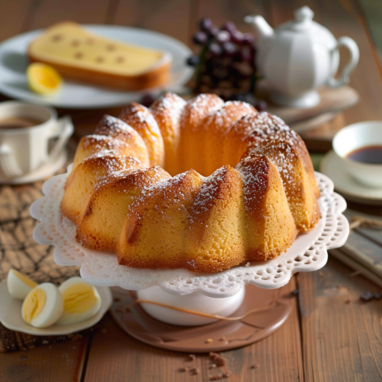 Torta con zucchero e semi di girasole.