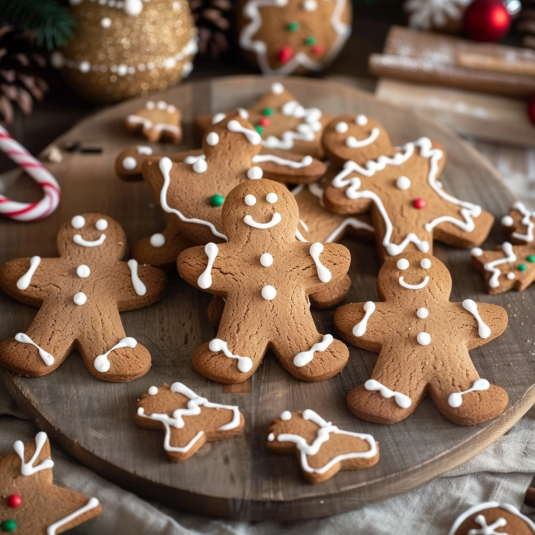 Tavolozza con biscotti decorati.