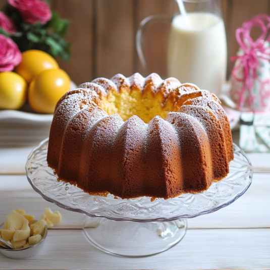Una torta con crema e frutta sul piatto.