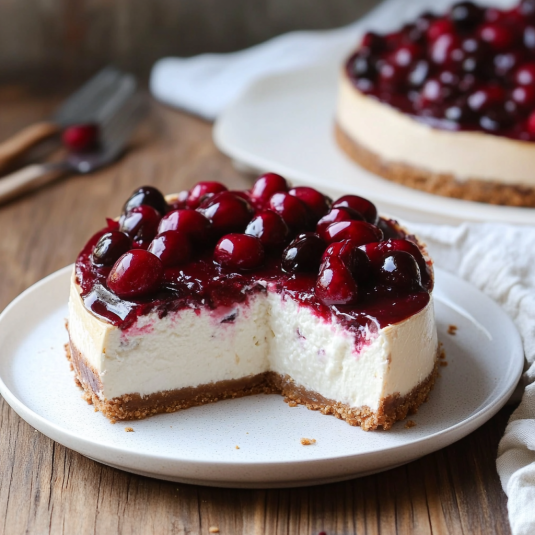 Una torta con frutta e crema.