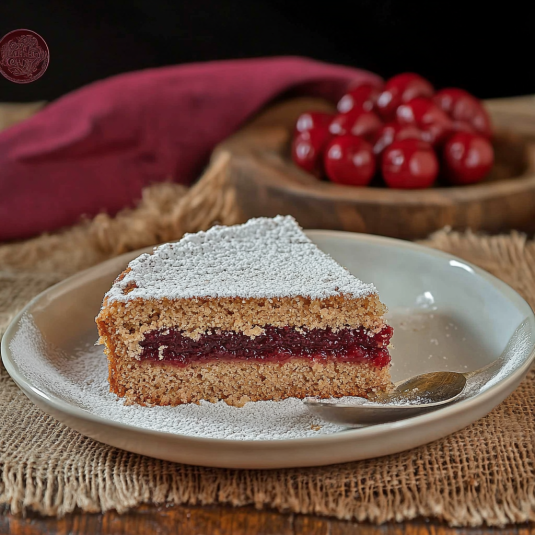 Una torta con frutta fresca.