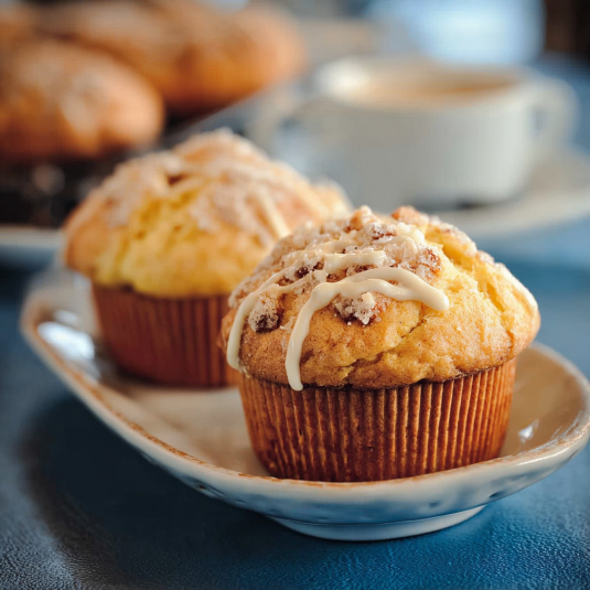 Muffin con cannoli.