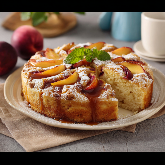 Un dolce con frutta e crema.