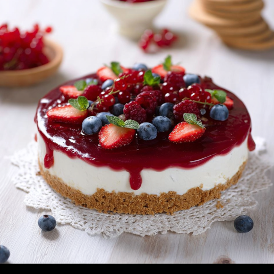 Cake con frullati e frullati con frullati.