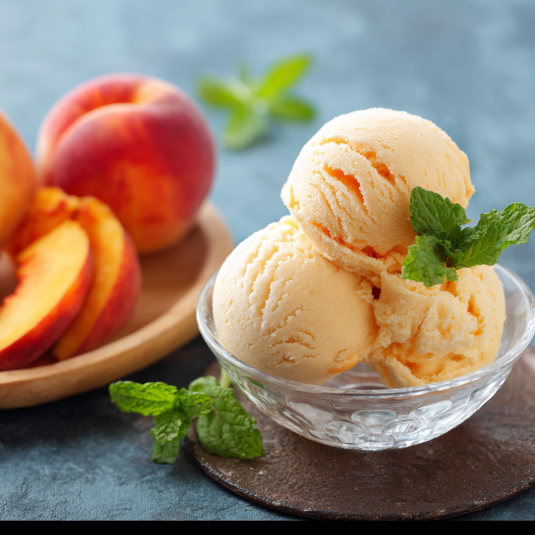 Frullato con peperoni e menta.