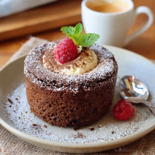 Un dolce con frutta fresca e crema.