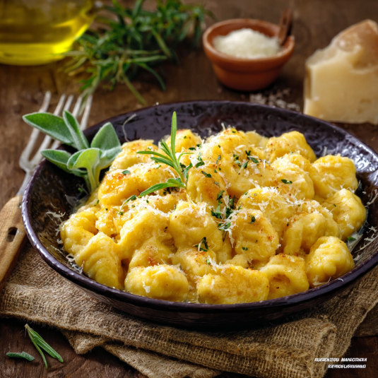 Una tavolata con un piatto di pasta e olive.