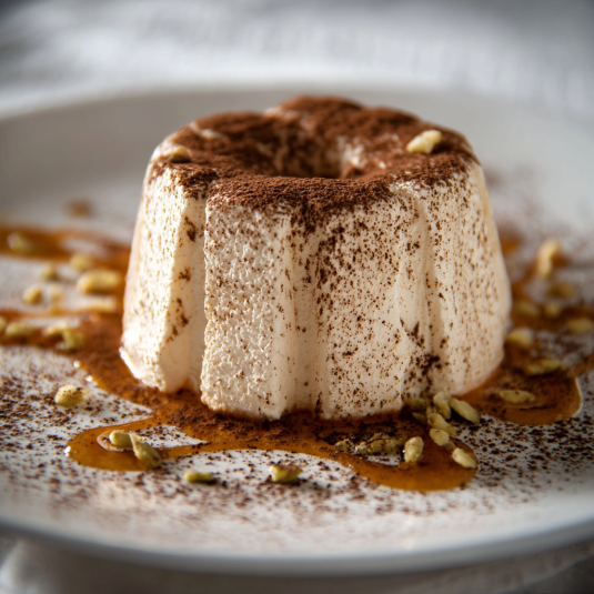 Crema di cioccolato con nocciole e noci.