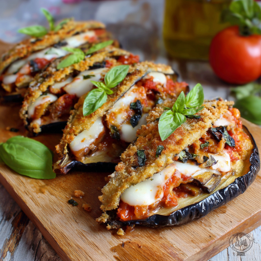 Piatti di verdura con formaggio e pomodori.