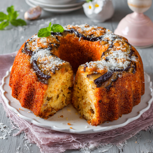 Cake con frullato.