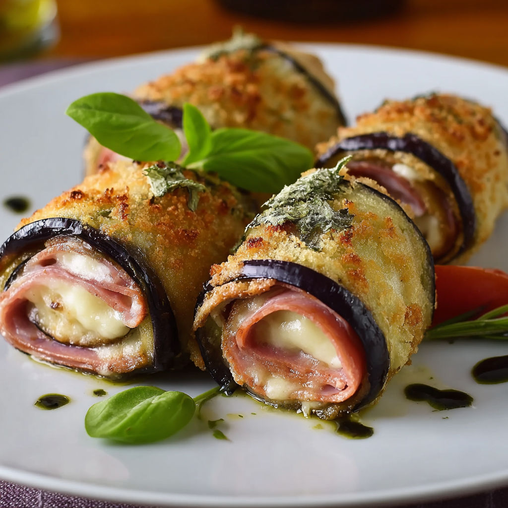 Involtini de pâtes et de viande, une recette de cuisine italienne préférée.
