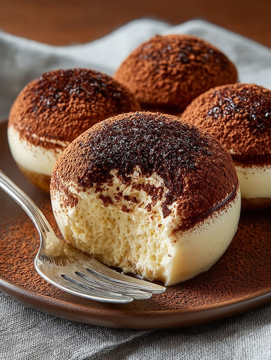 Deserts chocolat sur un plateau.