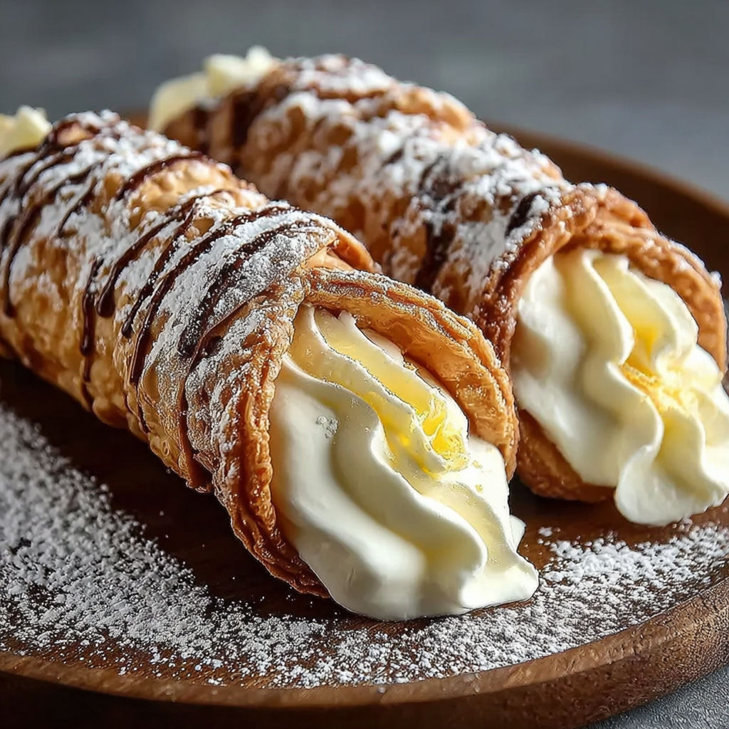 Une crêpe sucrée avec des crêpes en dessert sur un plateau.