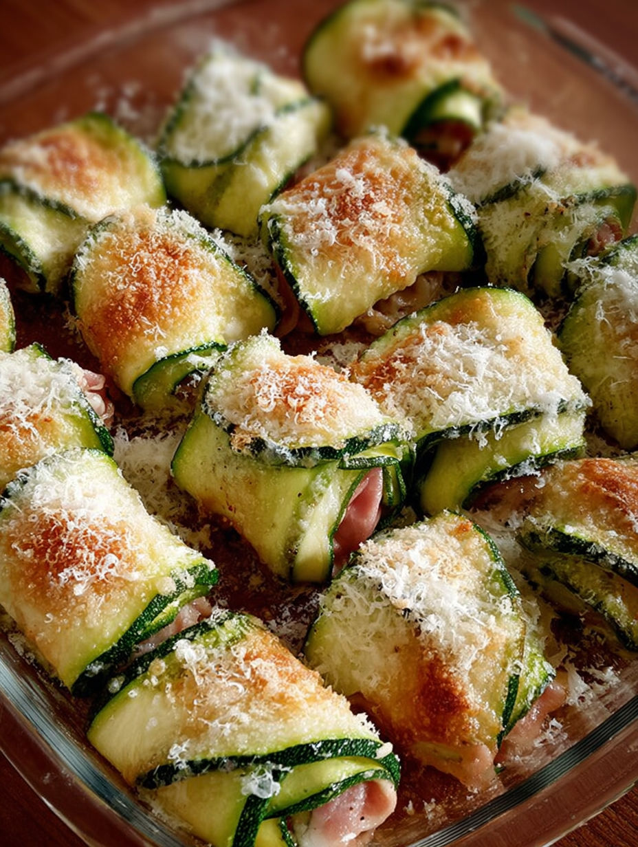 Une recette de zucchini farci avec des herbes et des pâtes.