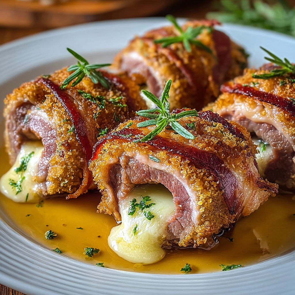 Une collation de garnitures de viande frites, avec des herbes et des sauces, est servie sur un plateau.