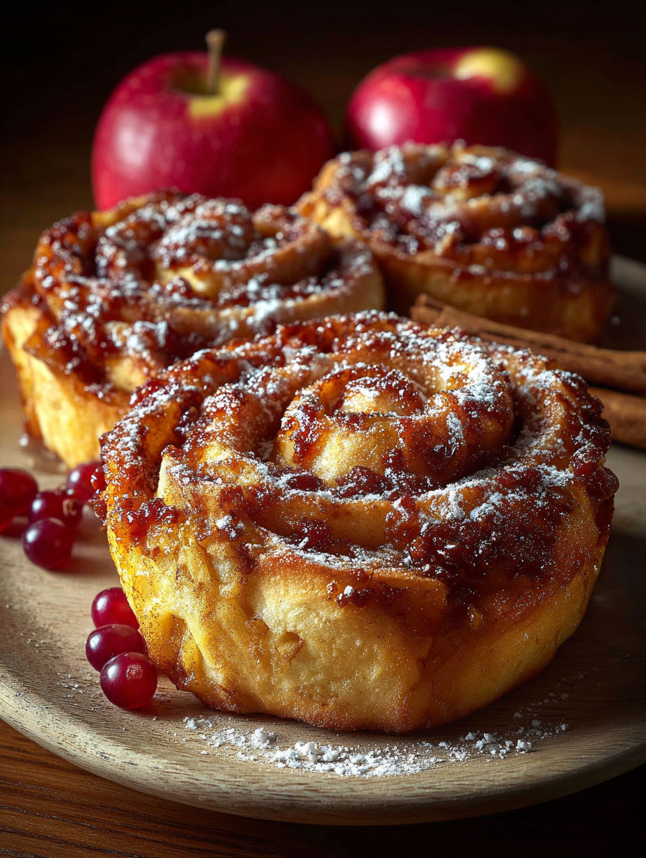 Deserts de choux farcis avec des fruits rouges.