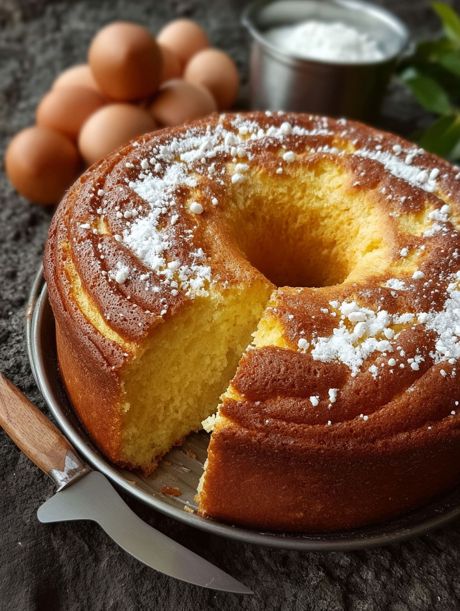 Une tarte aux pommes avec des flocons d'avoine et des œufs.