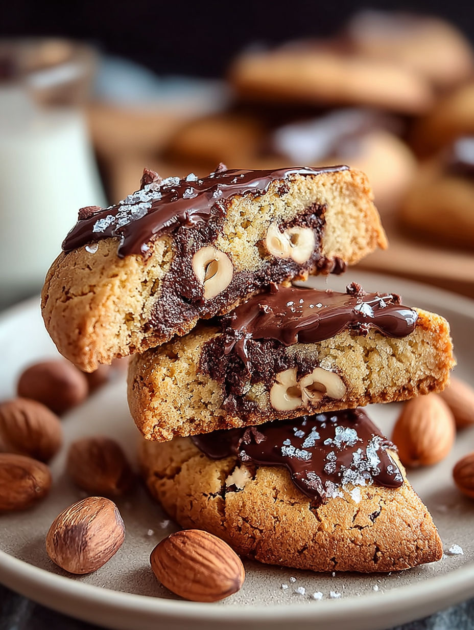 Une recette de gâteaux de chocolat avec des noix de cajou.