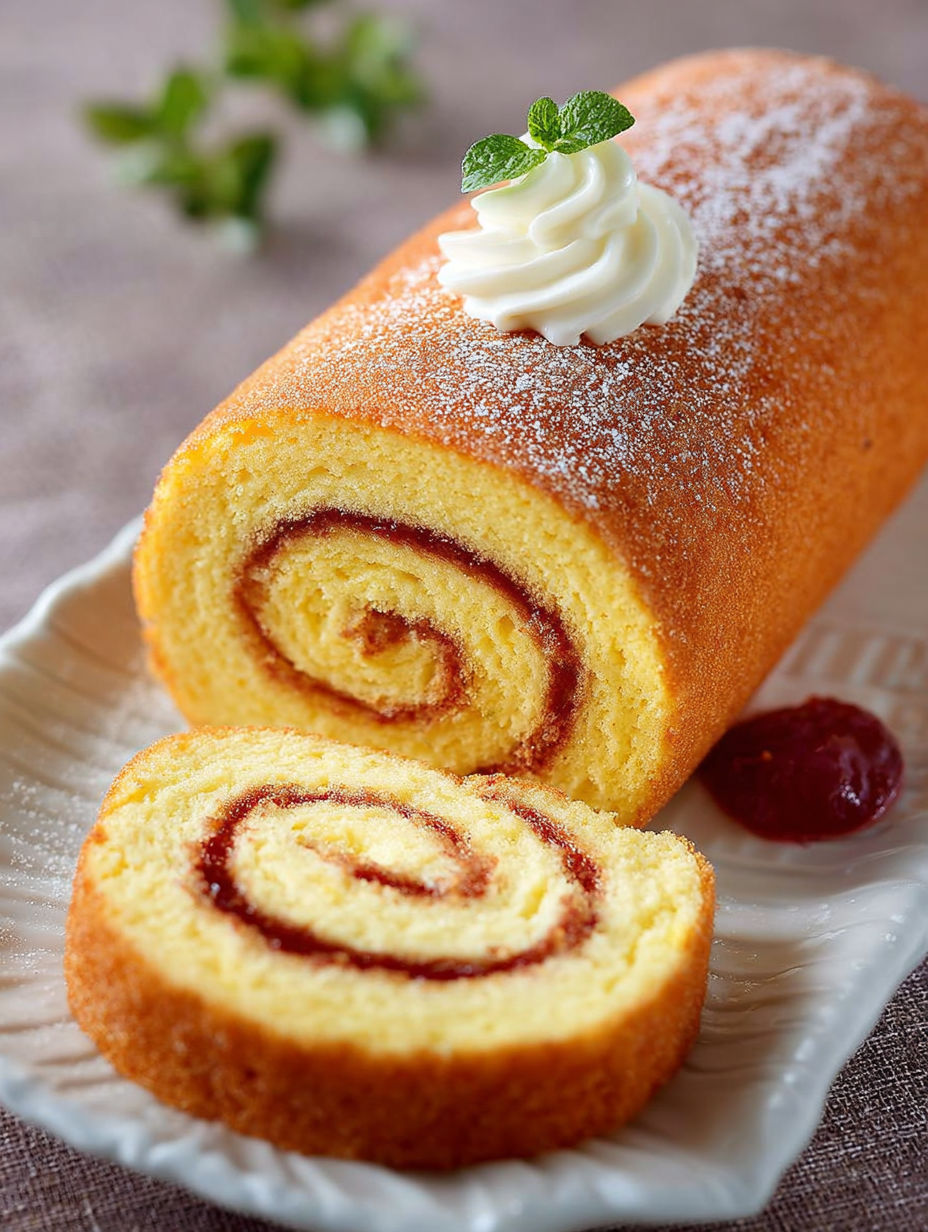 Une tarte aux fruits rouges et jaunes, garnie de crème fouettée et de fruits rouges, est servie sur un plateau.