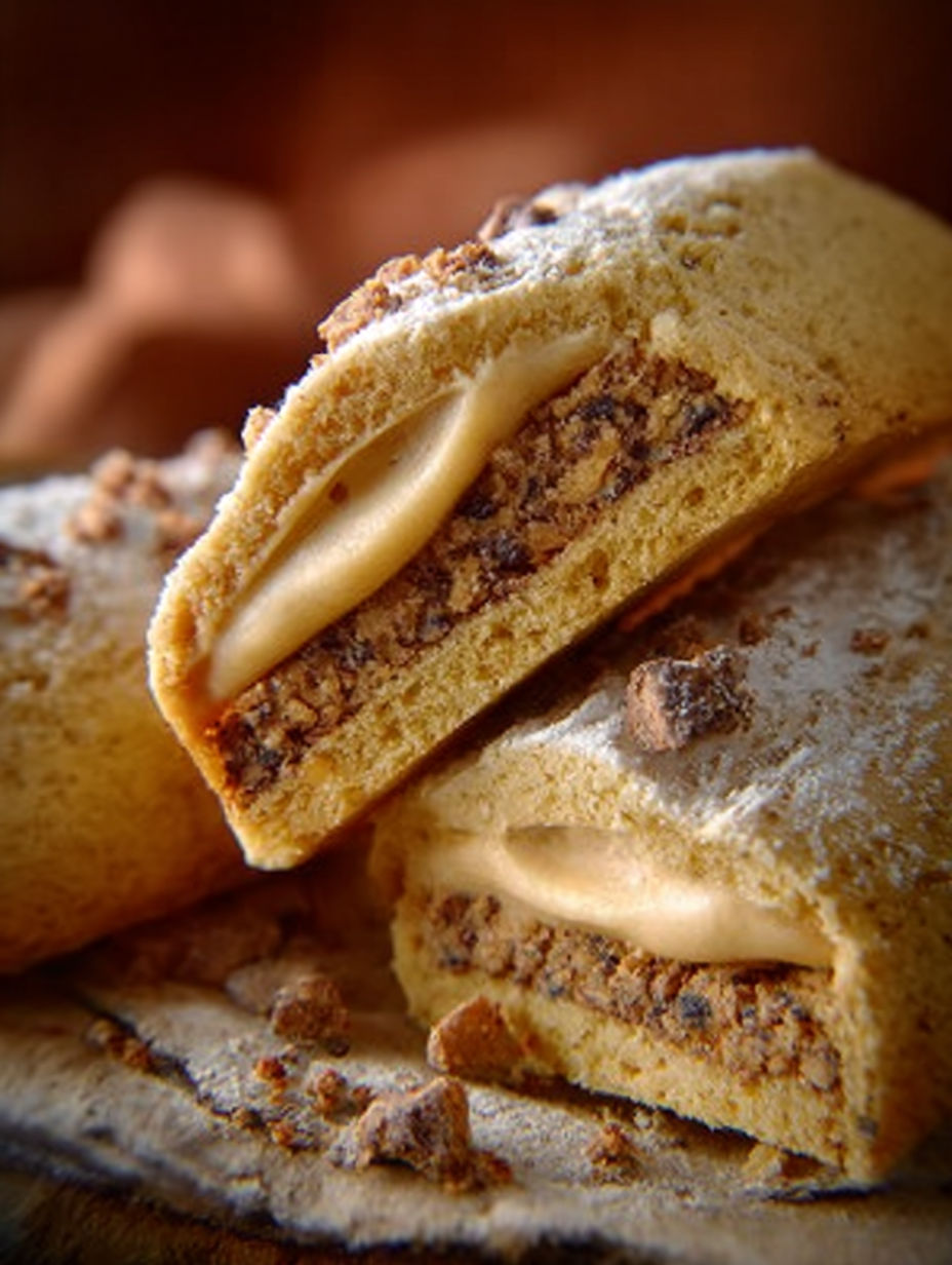 Une pâte de chocolat et de beurre, avec une pâte de chocolat et de beurre, et une pâte de chocolat et de beurre.