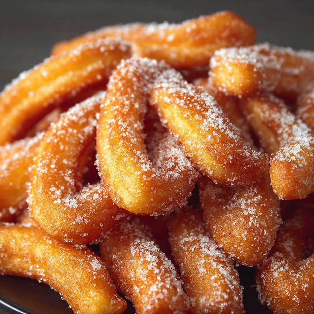Une pile de crêpes sucrées avec des grains de sucre sur le dessus.