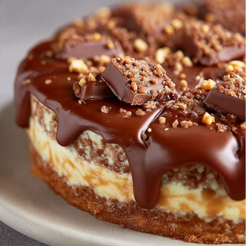 Une tarte au chocolat avec des noix et des amandes.