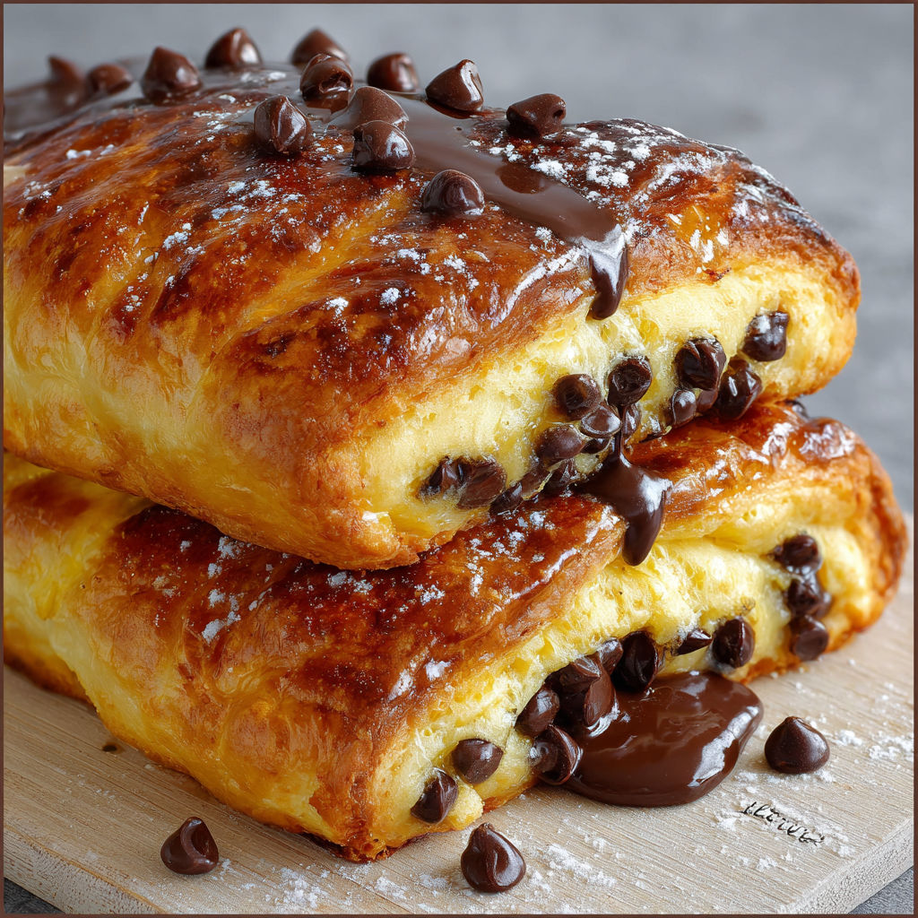 Brioche svizzera con gocce di cioccolato.