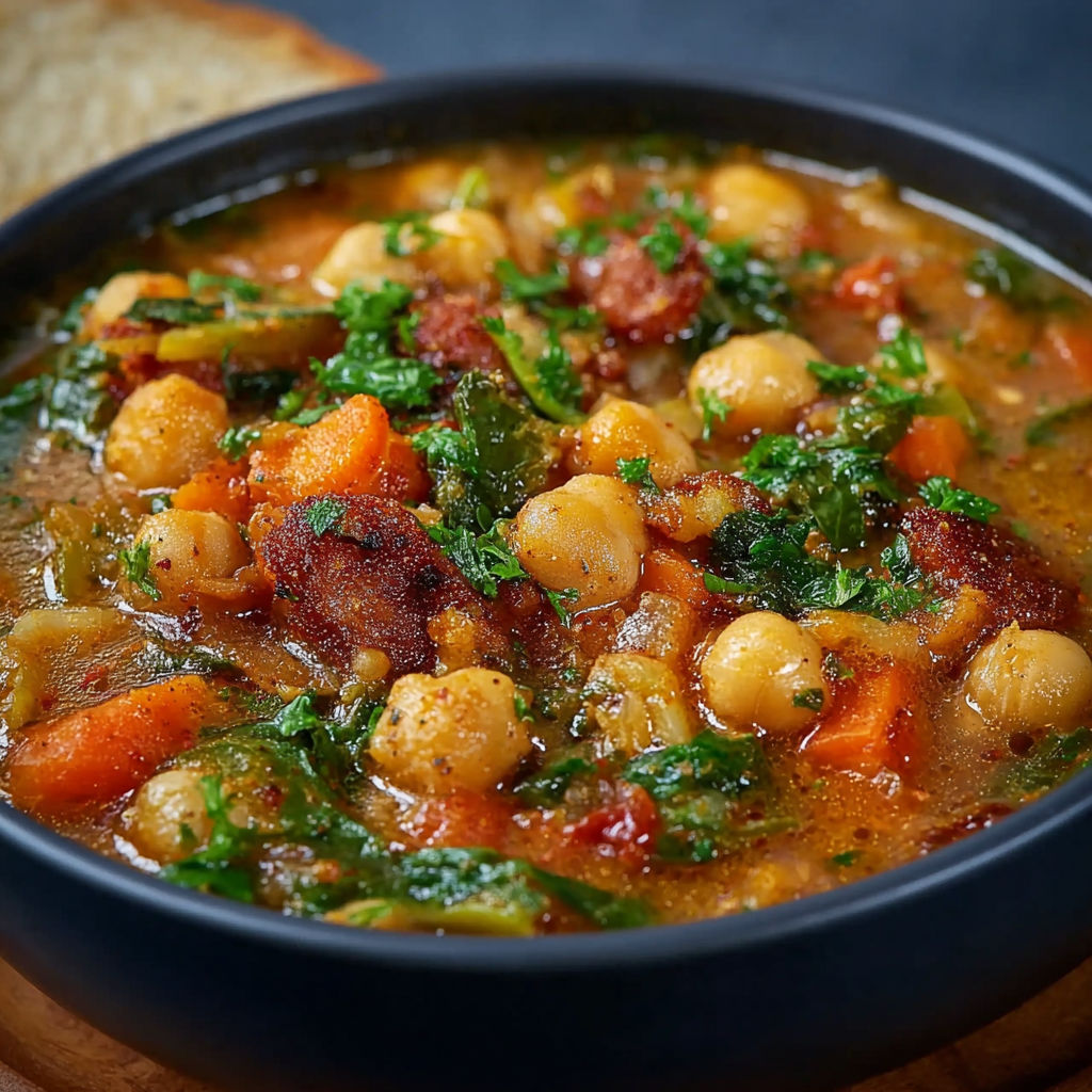 Une soupe riche et épicée, qui remplit et réconforte.