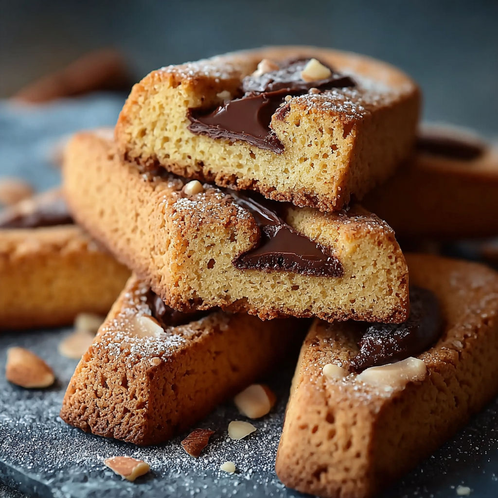 Une recette de gâteaux de chocolat avec des noix de coco et des graines de café.