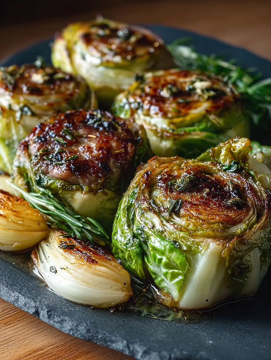 Une recette de légumes grillés servis sur un plateau.