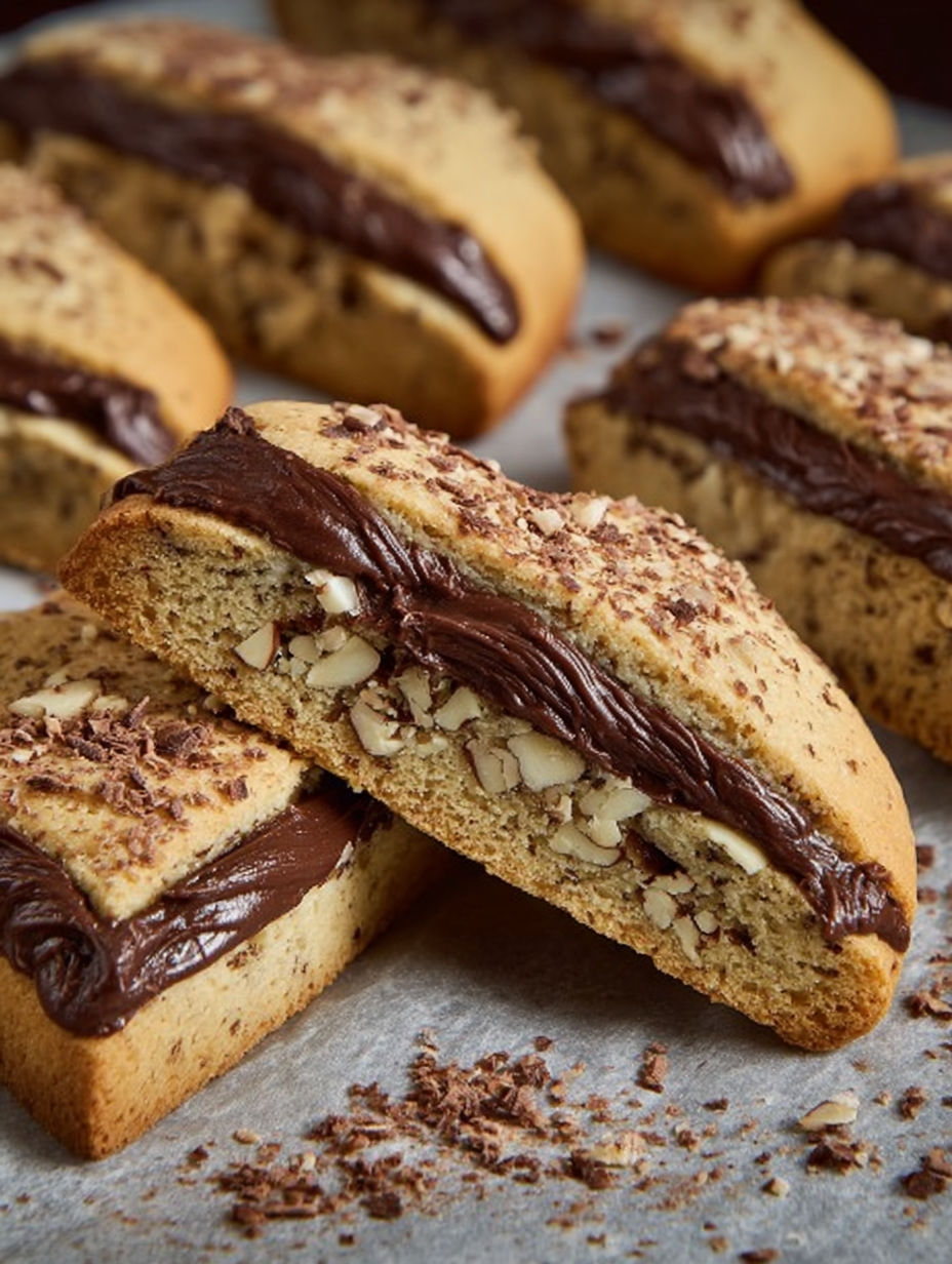 Une barre de chocolat avec des noix et du chocolat fondu.