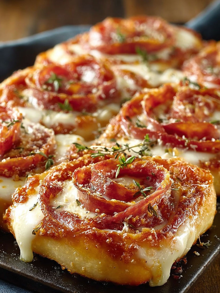 Une pizza maison avec des tomates et des herbes, prête à être cuite.