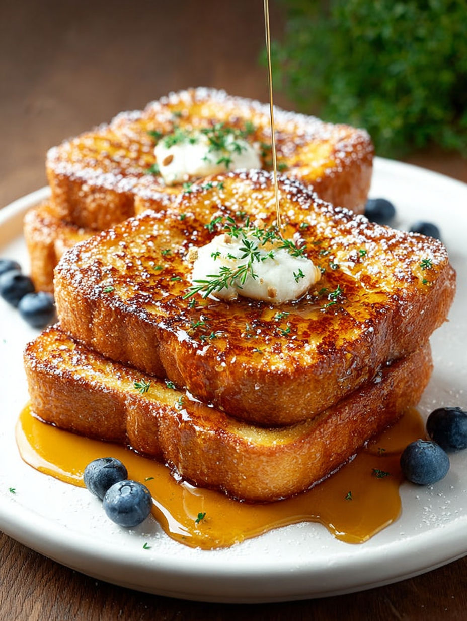 Une pile de crêpes sucrées avec des crêpes grillées et des crêpes frites.