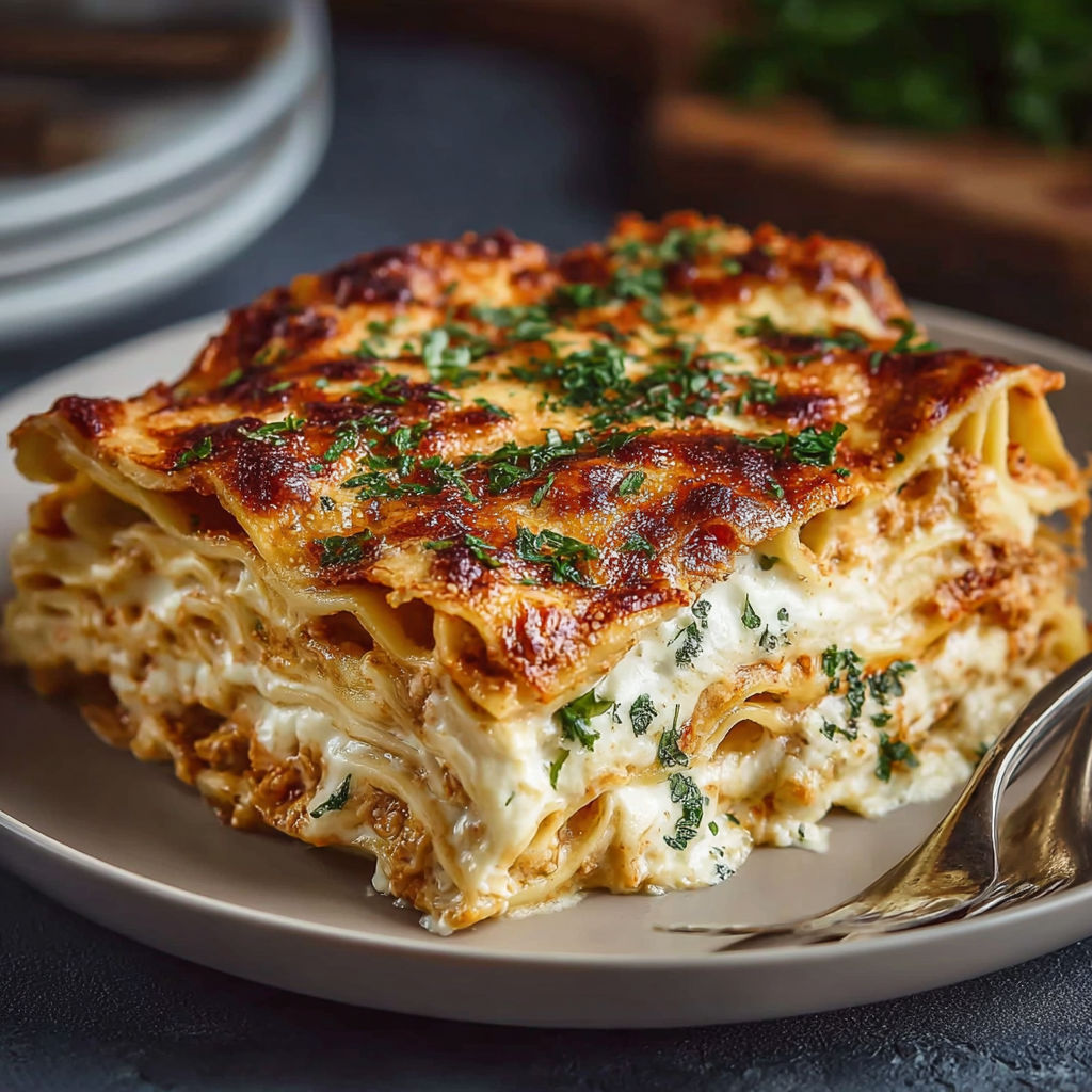 Une tarte au quark et aux herbes, servie sur un plateau, est un plat délicieux et savoureux.