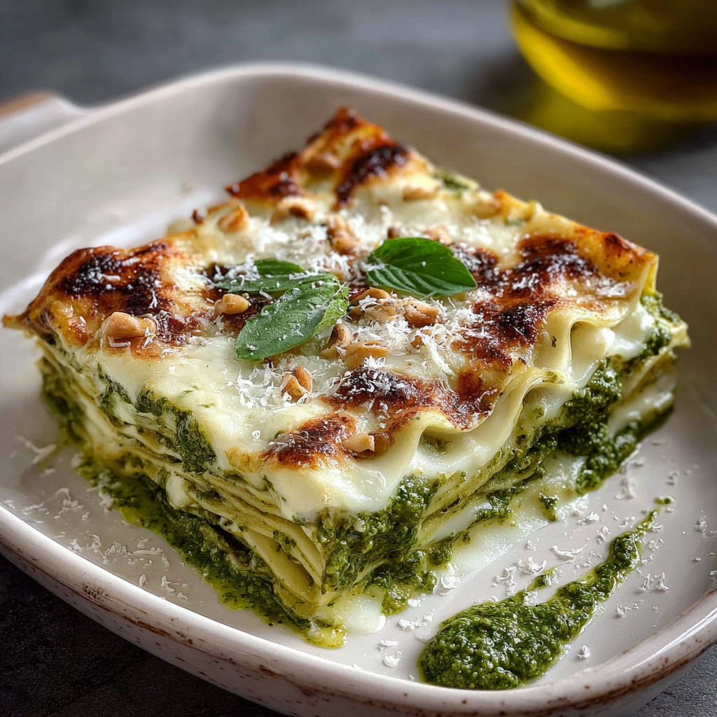 Une quiche au pesto et au ricotta, servie dans un bol.