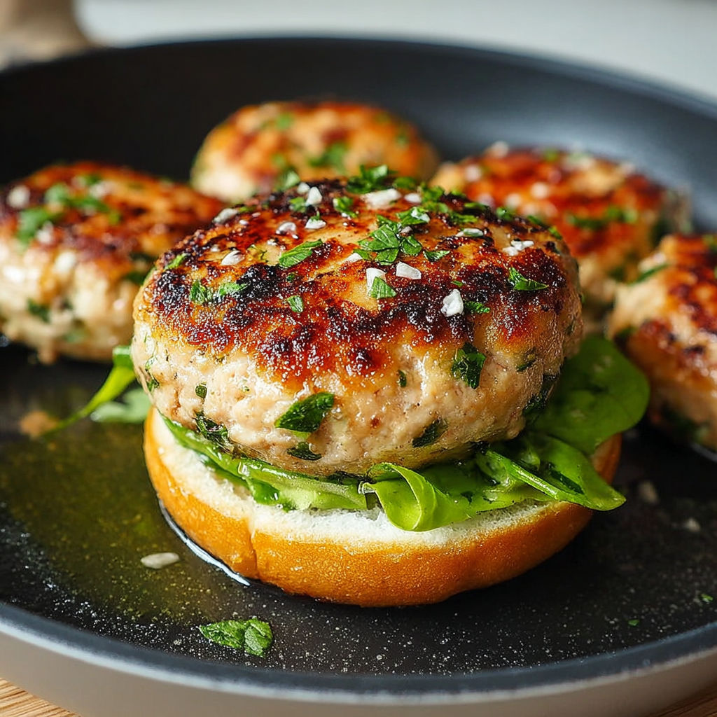 Une poêle de lapin grillé avec des légumes verts et des herbes.