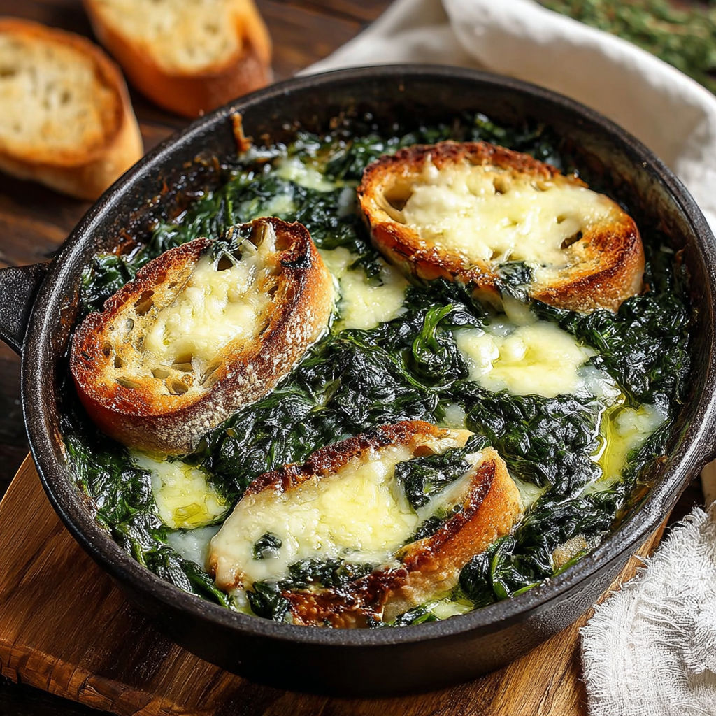 Une recette de pâtes à la grecque, avec des tranches de pain grillé et des feuilles de laurier.