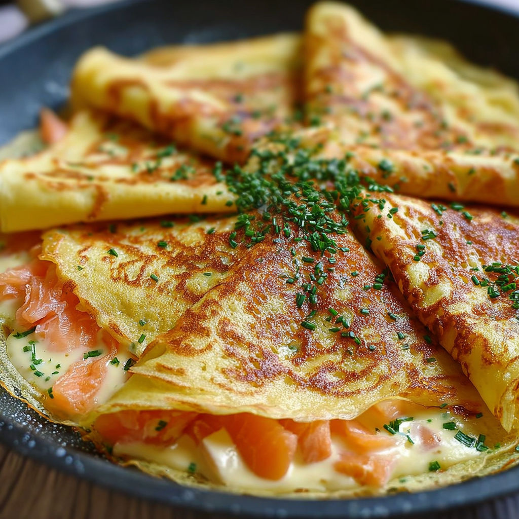 Une quiche aux crevettes et au fromage, servie dans un bol en fonte.