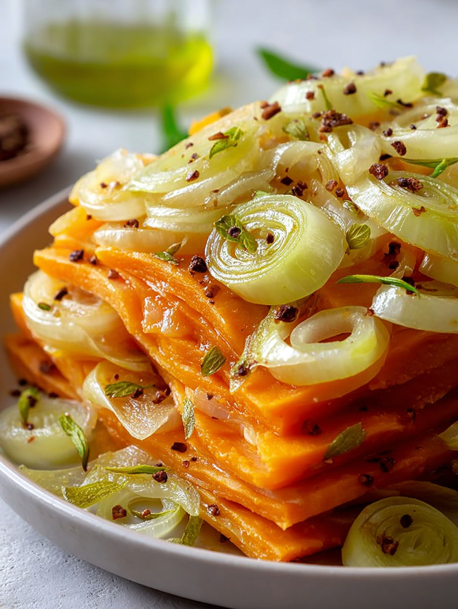 Une recette de carottes farcies avec des herbes et des épices.