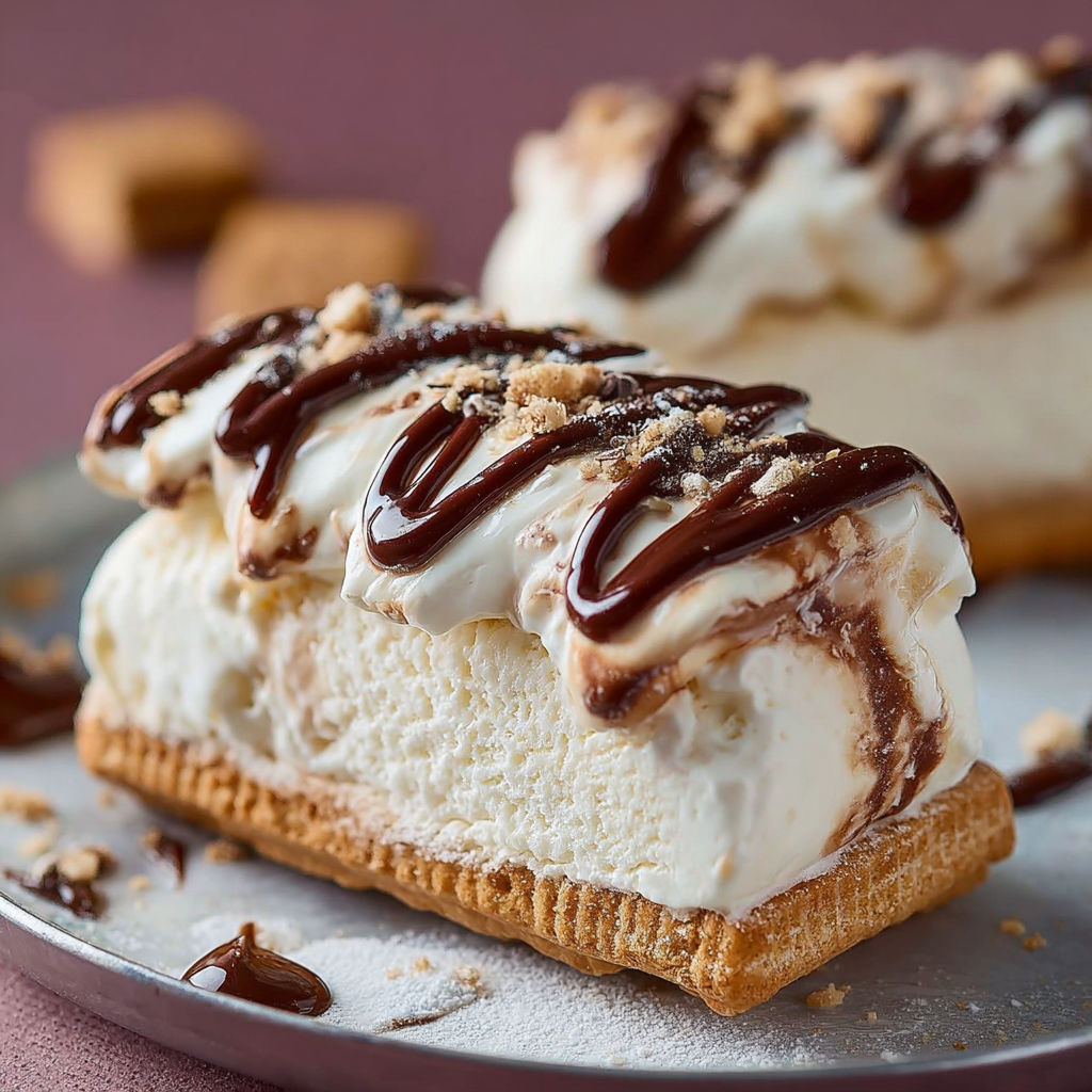 Une tartine de crêpes sucrées avec des croutons de chocolat.