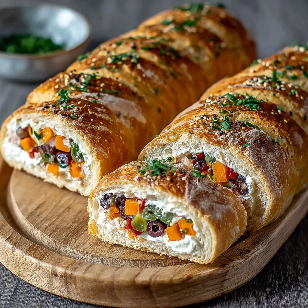 Baguette gustosa tonno mascarpone, une recette savoureuse.
